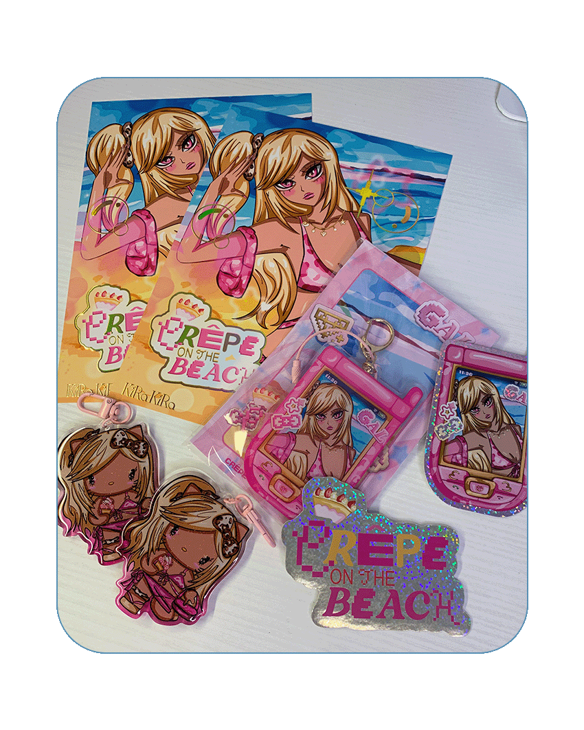 Pack < crêpe on the beach >