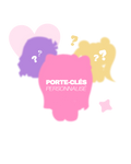 Porte-clés Kitty personnalisé