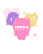 Porte-clés Kitty personnalisé