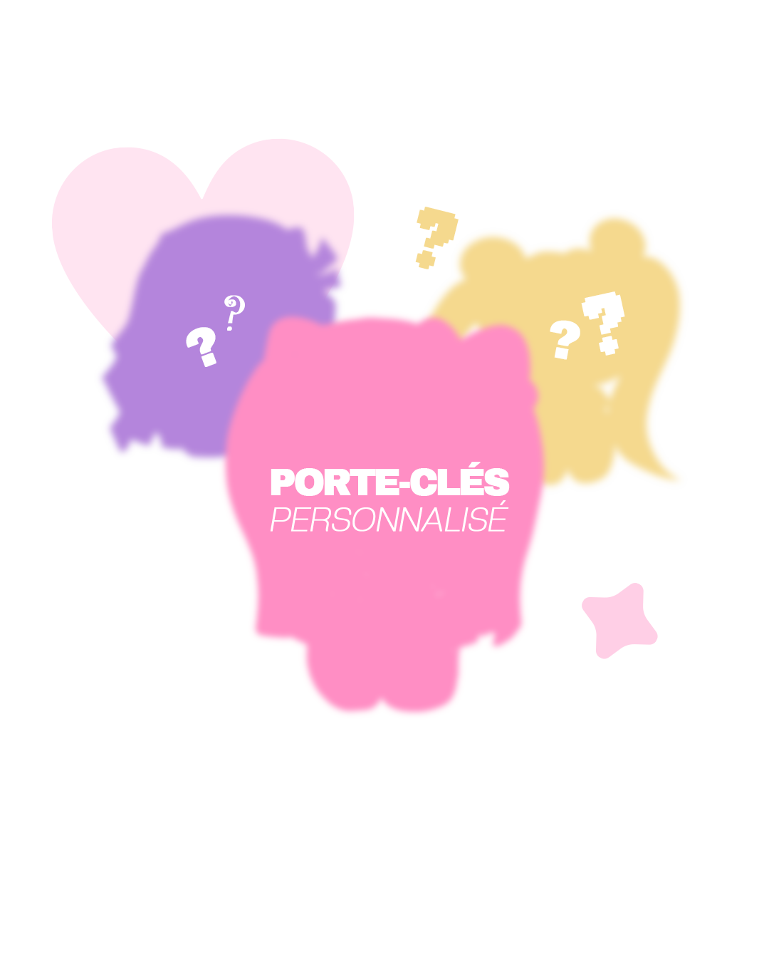 Porte-clés Kitty personnalisé