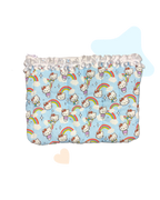 Pochette à zip matelassée