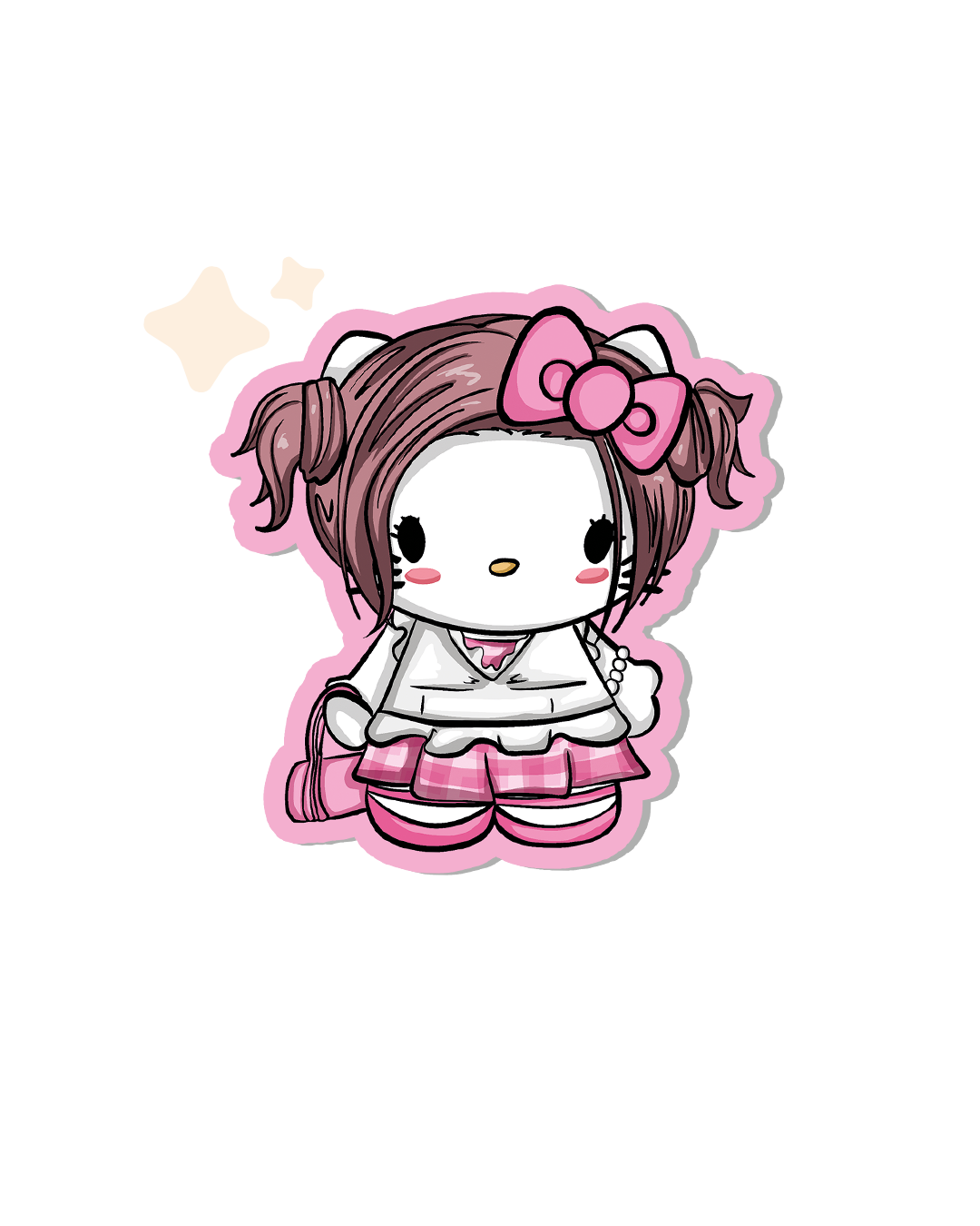 sticker 707 kitty
