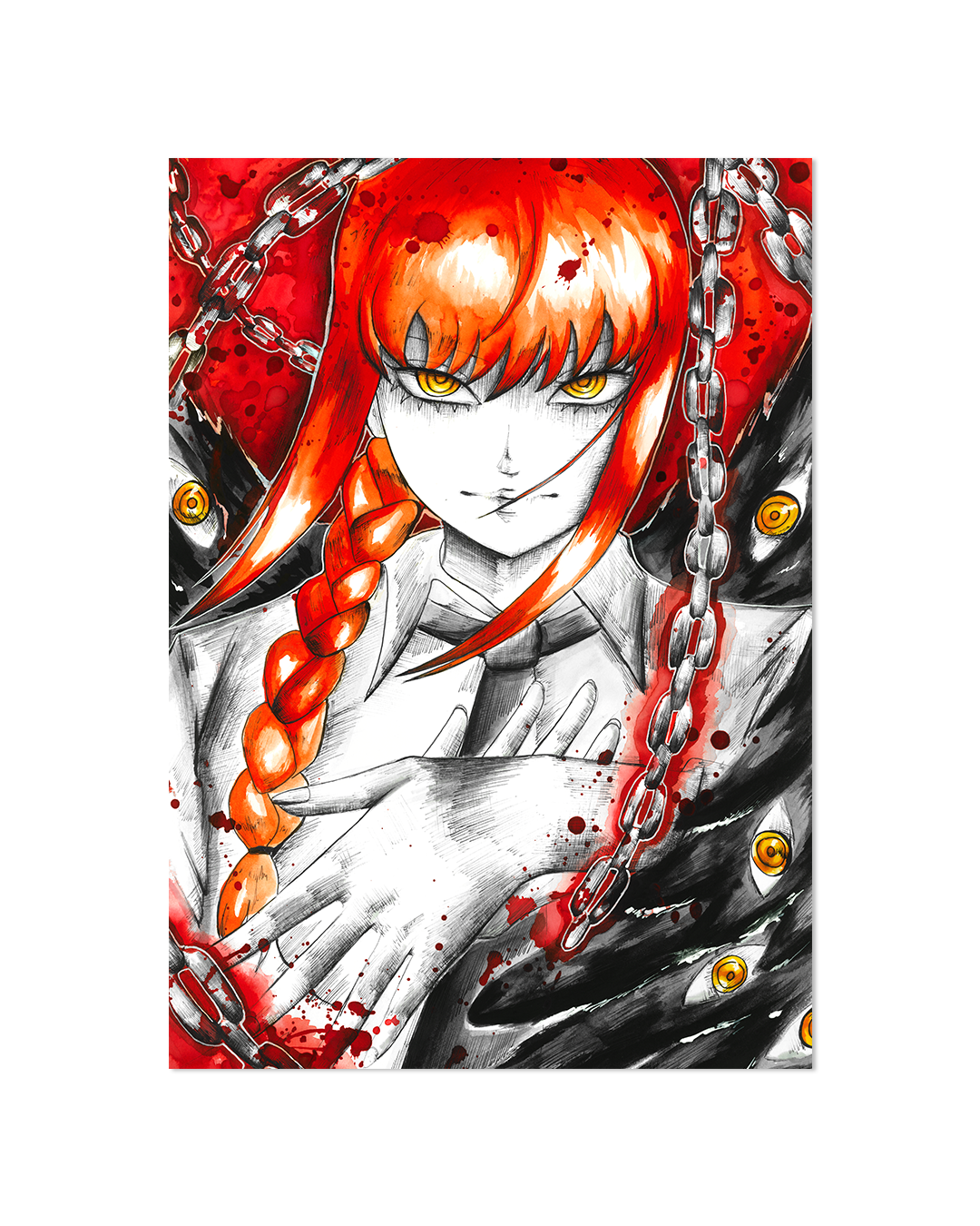 Devil hunter print A3