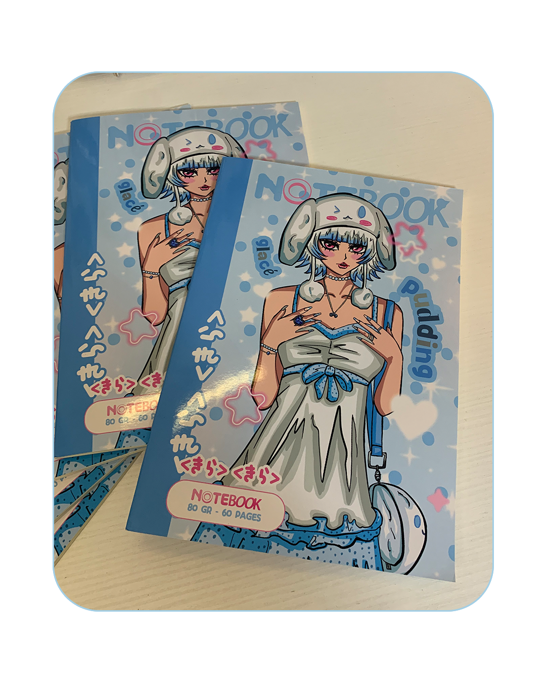 Notebook B5 < pudding glacé >
