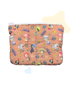 Pochette à zip matelassée