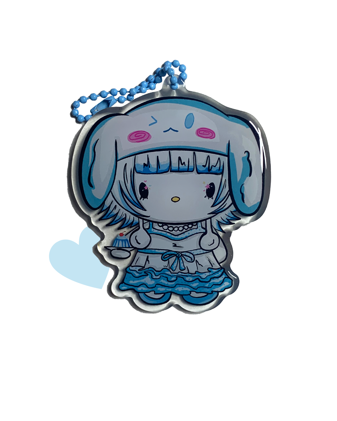 Porte-clés Kitty < pudding glacé >