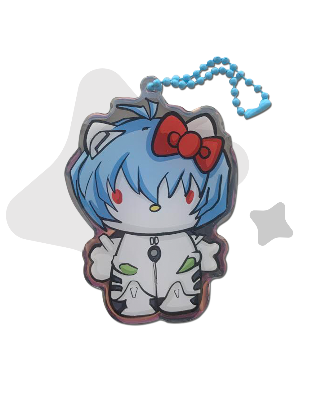 Porte-clés 00 kitty (effet miroir)