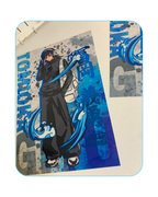 Mizu print A4 | Relief bleu