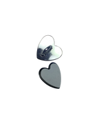 Embout métallique coeur