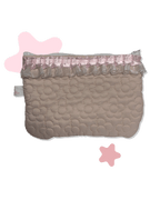 Pochette à zip matelassée