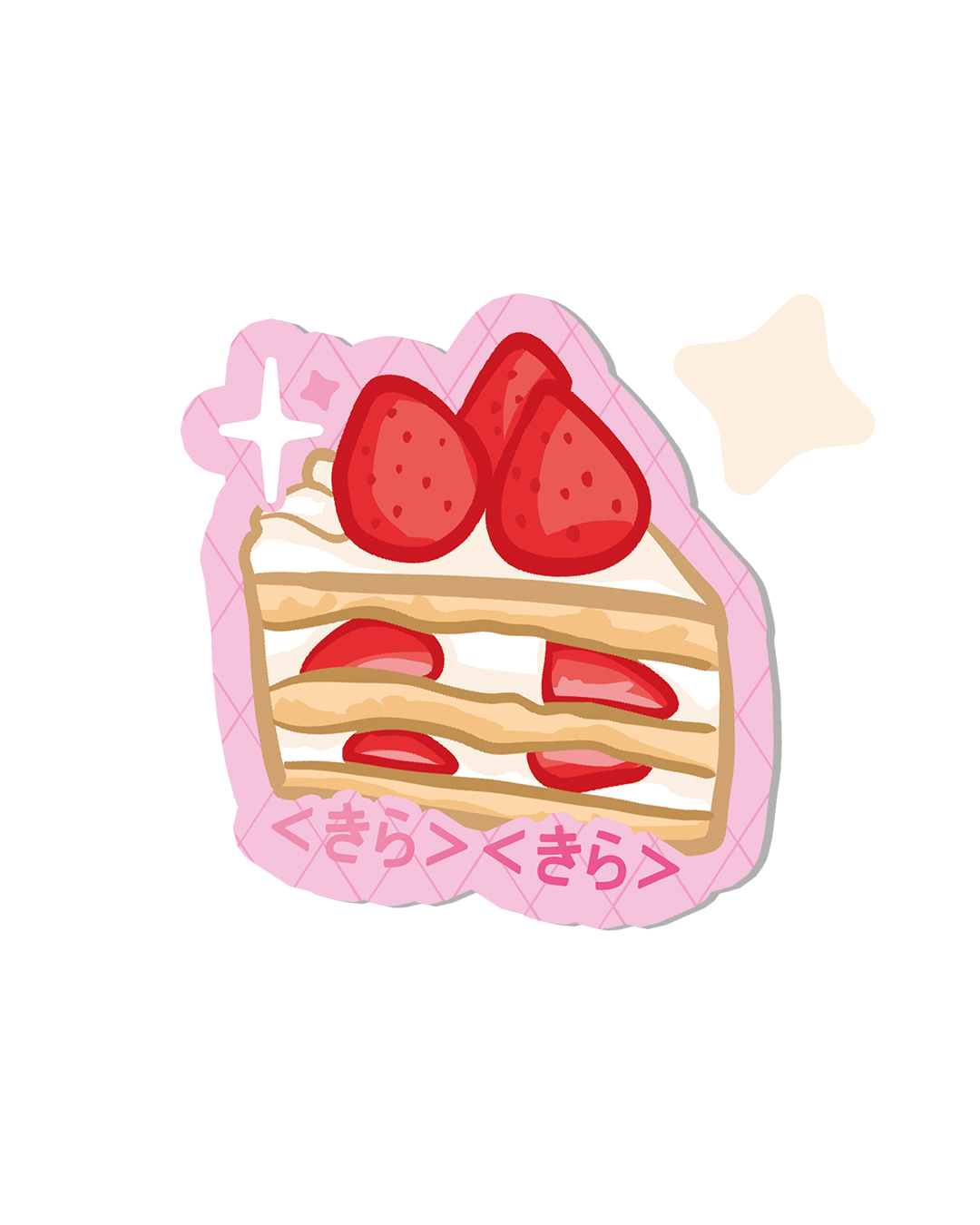 Sticker fraisier
