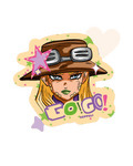 sticker XL go!go!