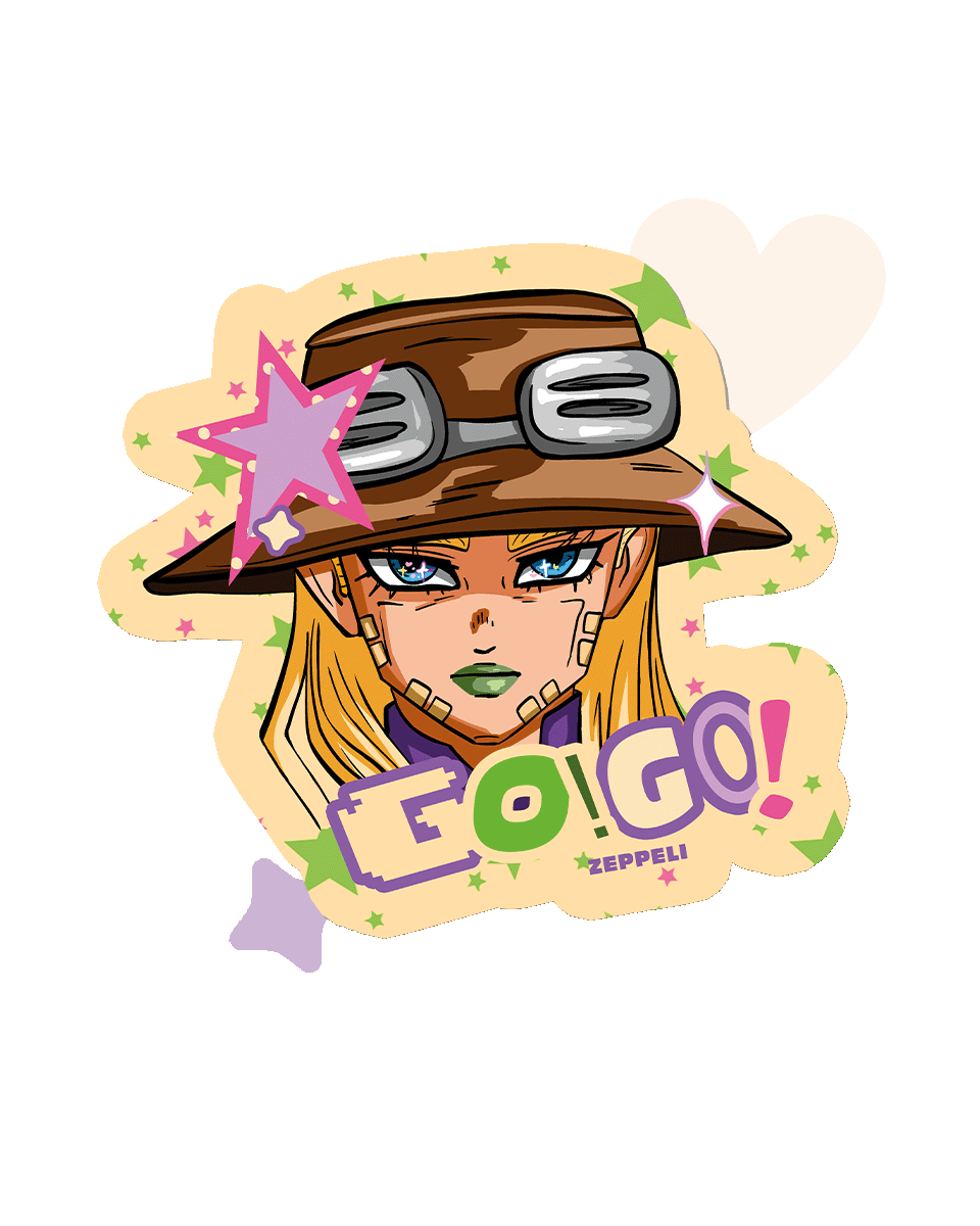 sticker XL go!go!