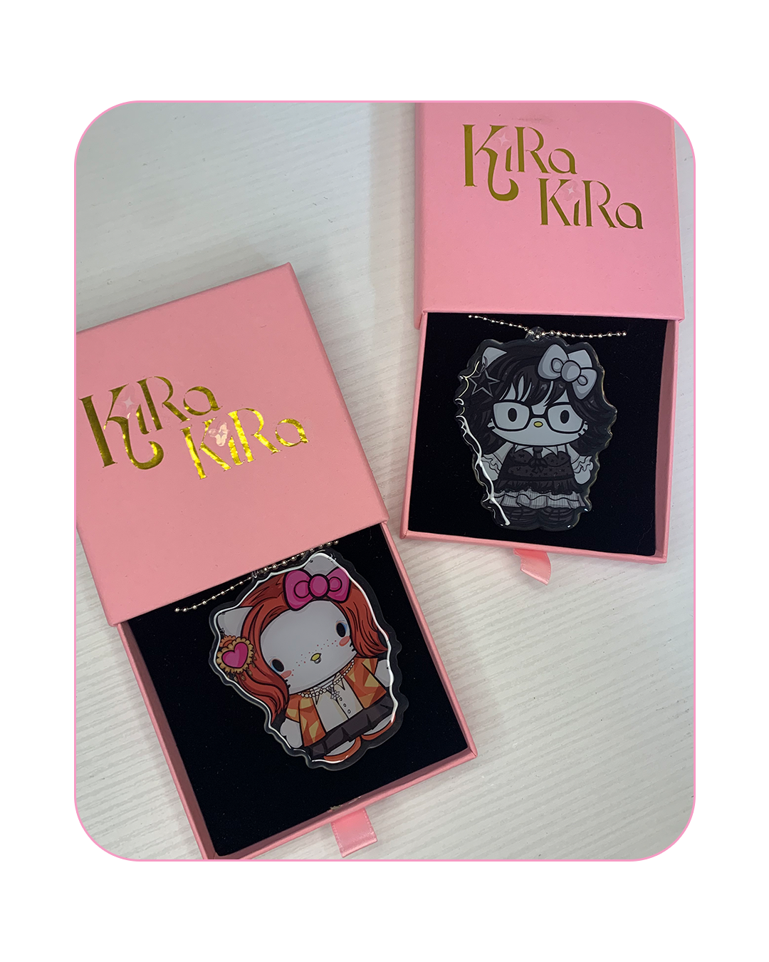 Porte-clés Kitty personnalisé