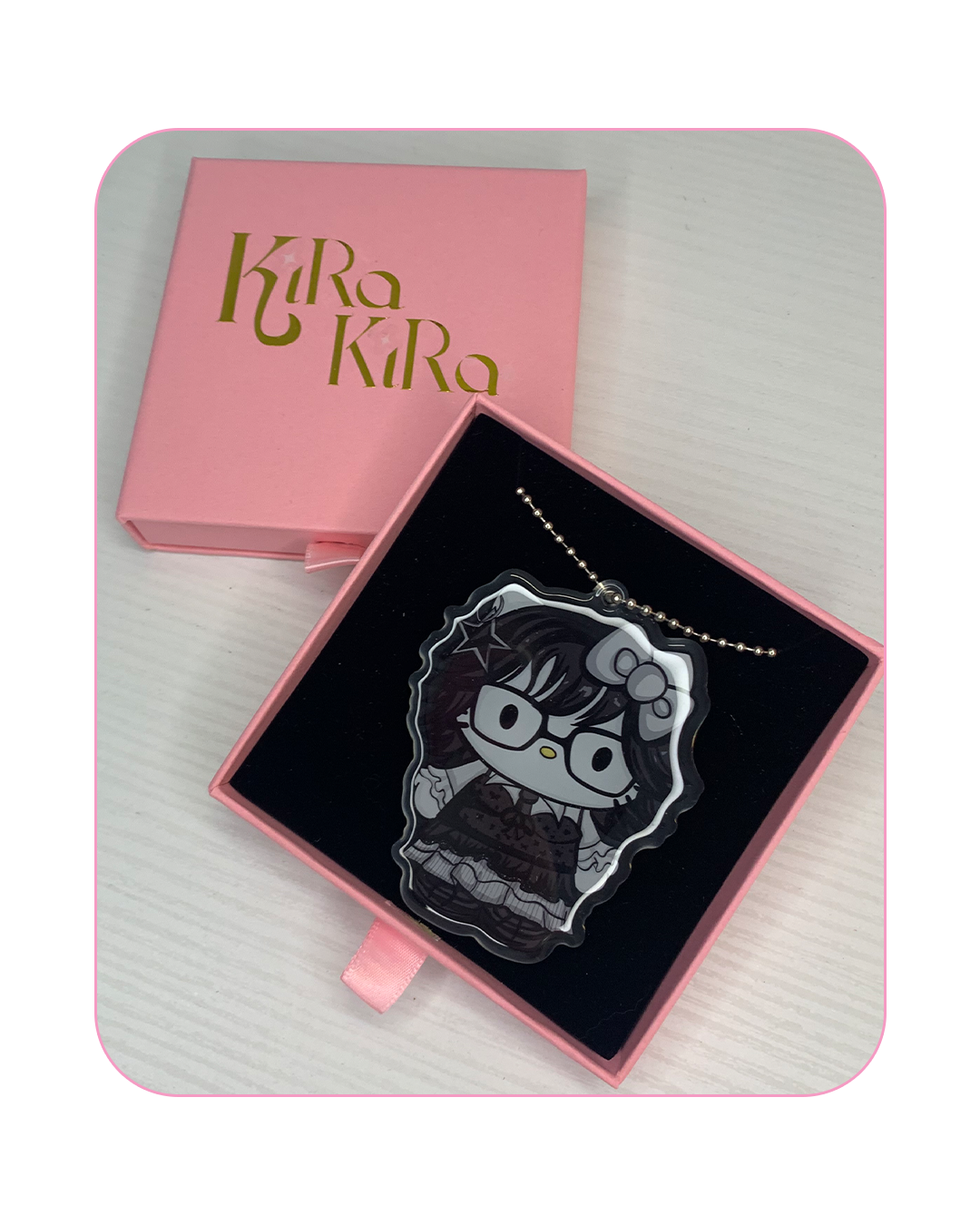 Porte-clés Kitty personnalisé