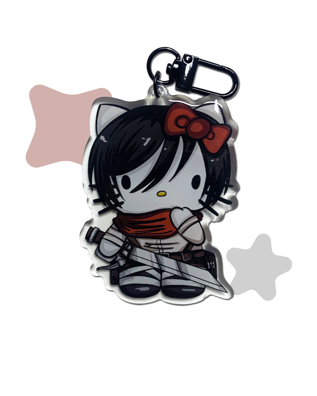 porte-clés kitty red scarf