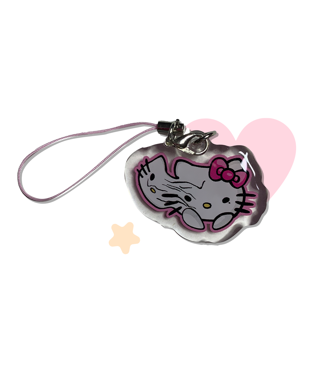 mini phone charm horror kitty