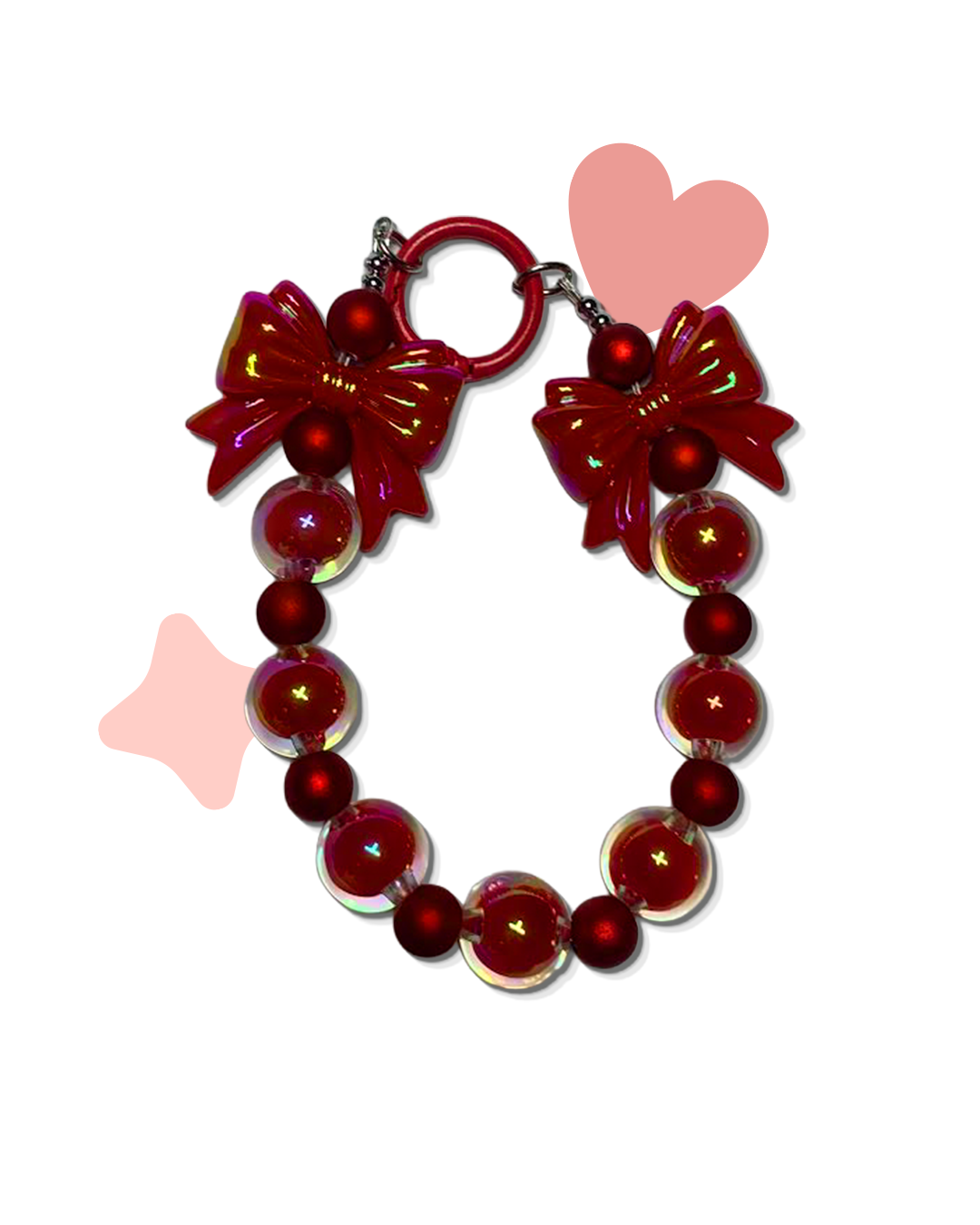 Phone charm blood