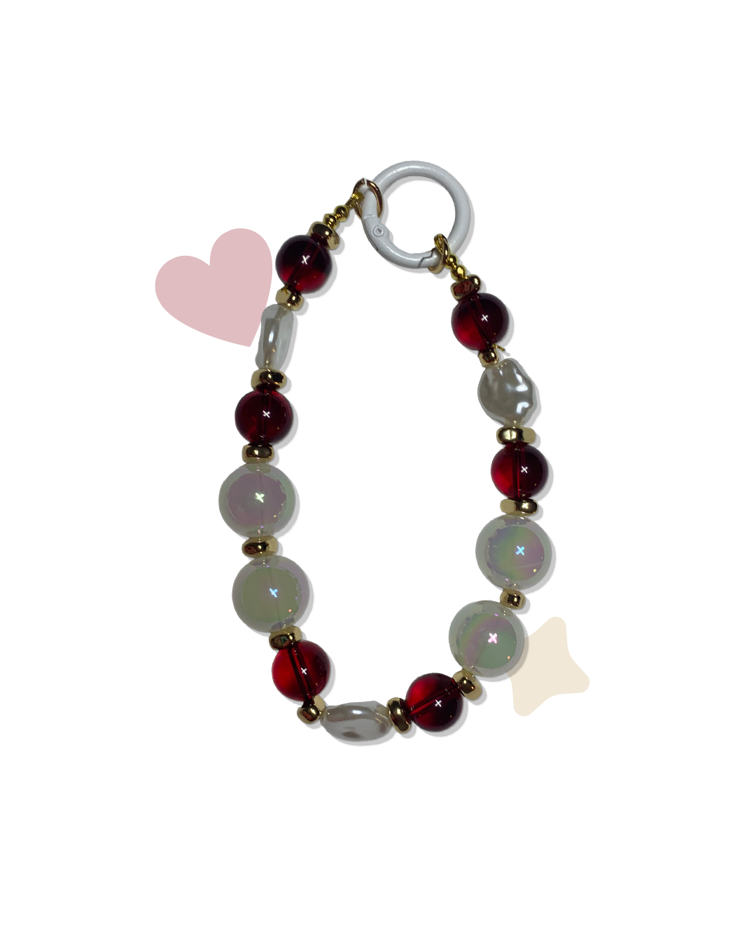 Phone charm effet doré princess