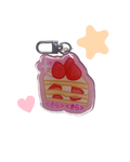 Phone charm fraisier
