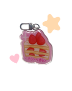 Phone charm fraisier
