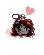 Phone charm blood