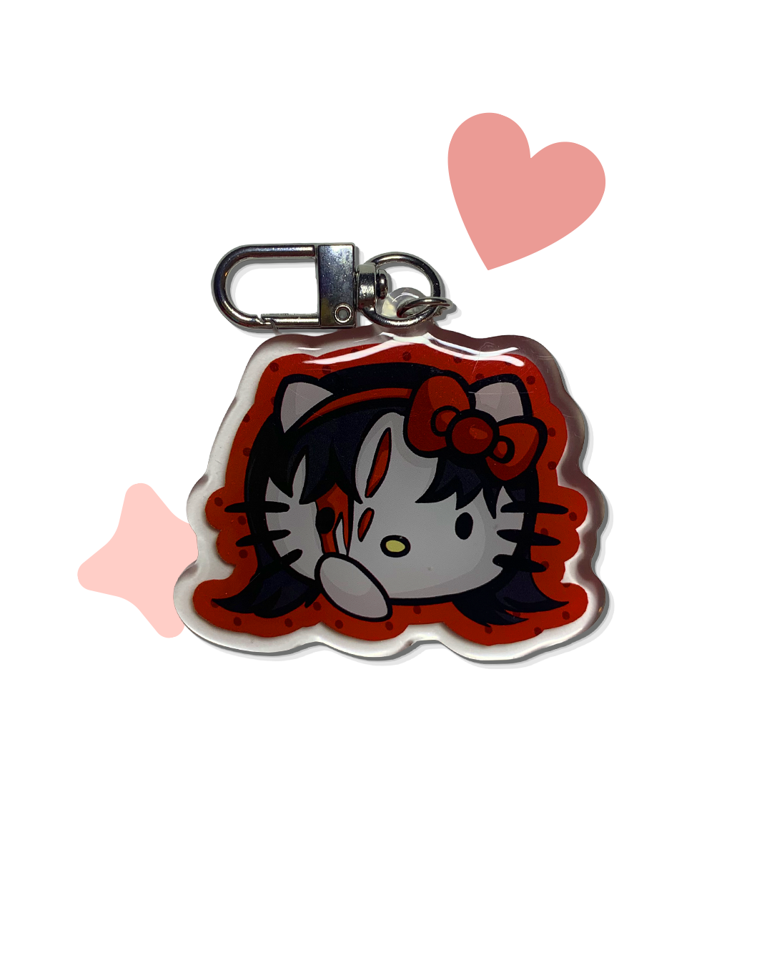 Phone charm blood