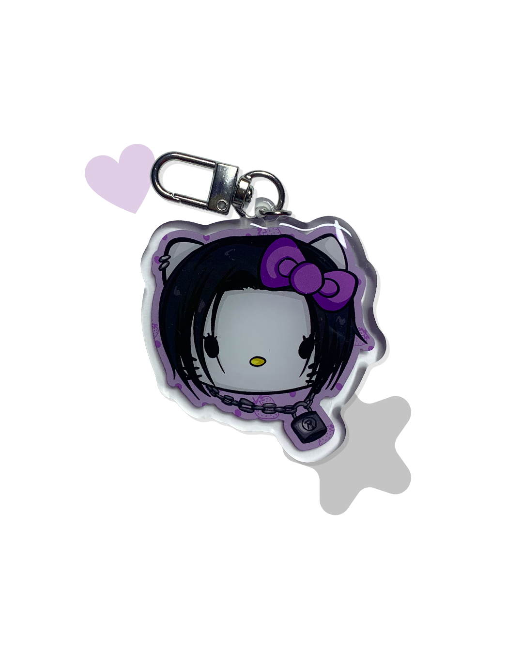 Phone charm broken rose