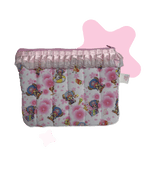 Pochette à zip matelassée