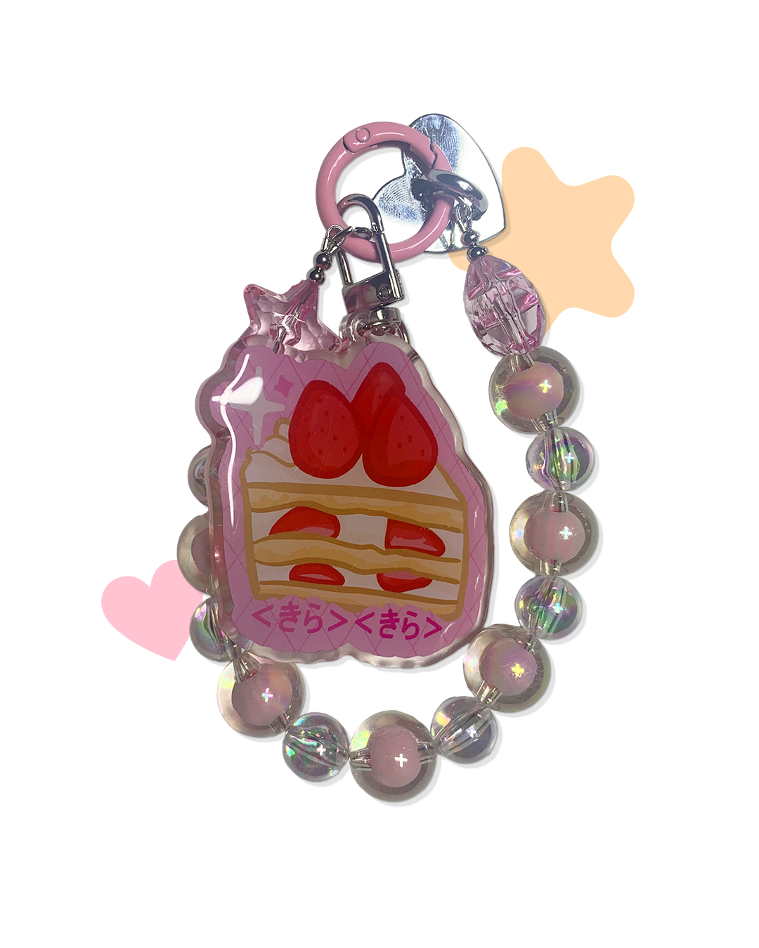 Phone charm fraisier