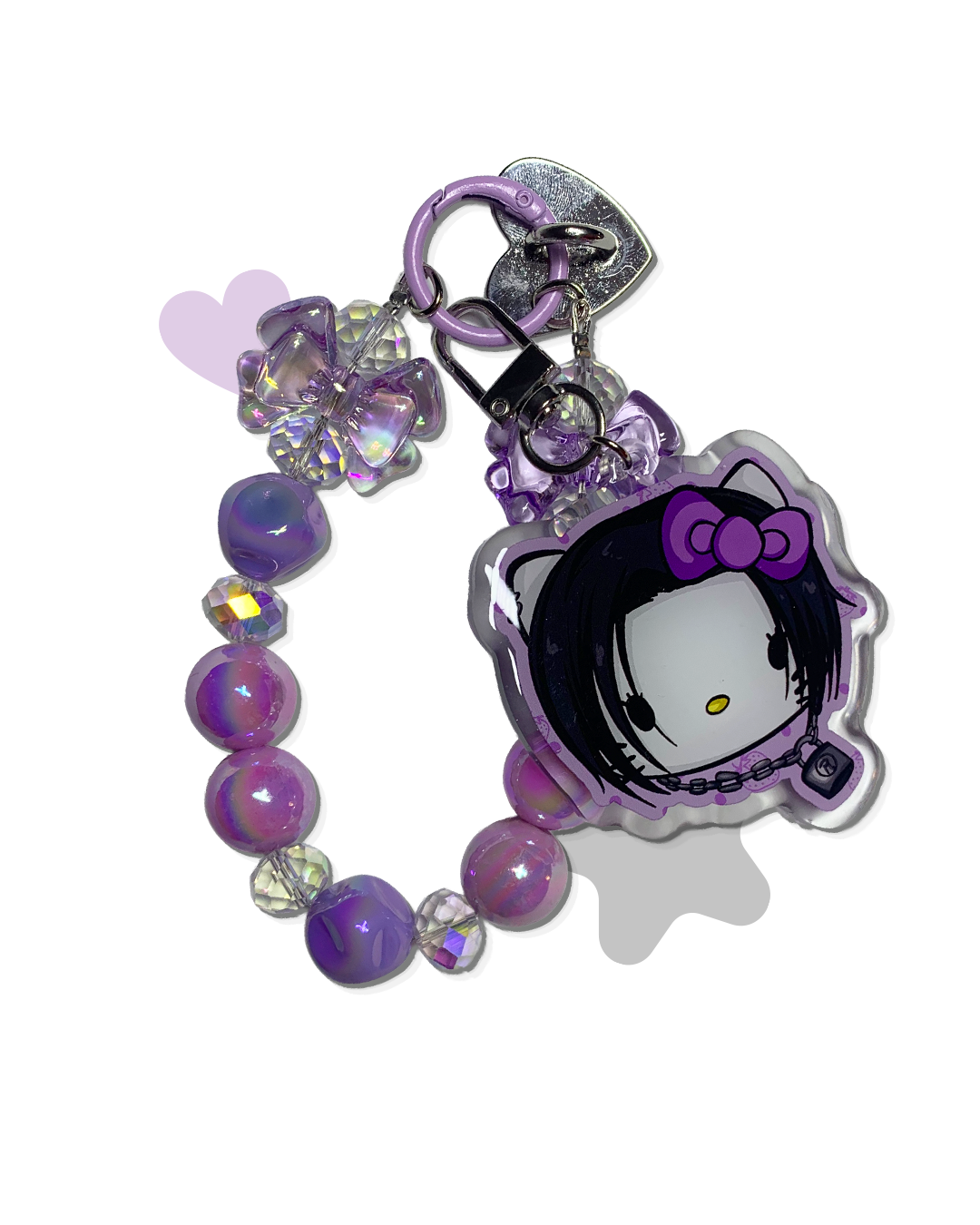Phone charm broken rose