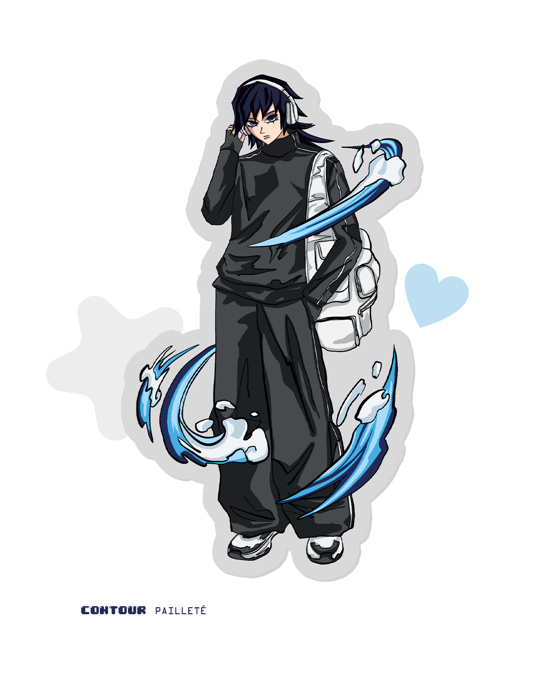 Sticker mizu